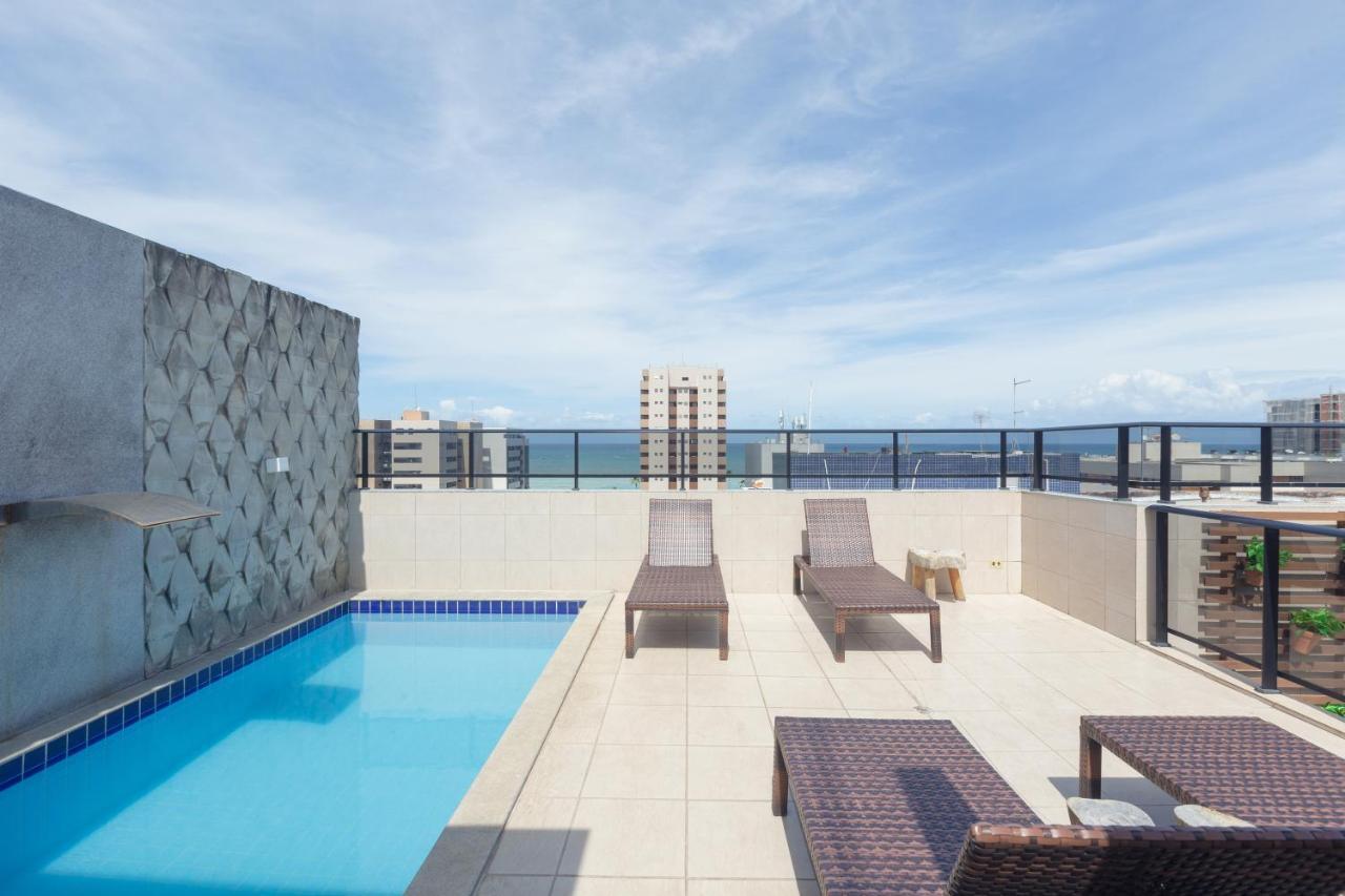 Flat Quarto E Sala C/ Vista Mar Espetacular Apartment Maceio  Exterior photo