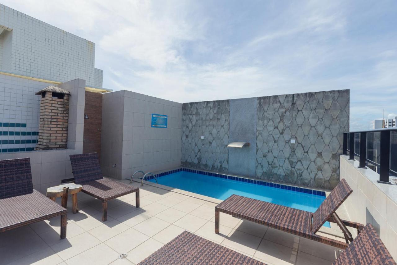 Flat Quarto E Sala C/ Vista Mar Espetacular Apartment Maceio  Exterior photo